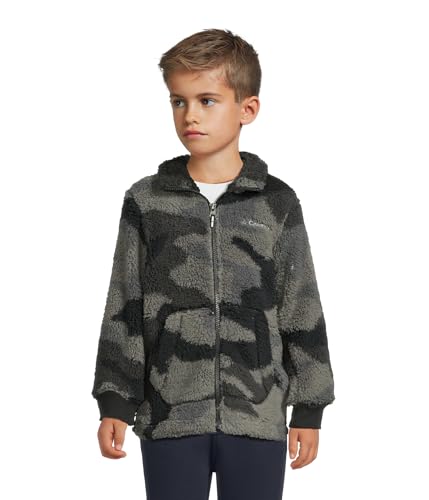 Image of Columbia Kids Rugged Ridge II Printed Sherpa Full Zip (Little Kid /Big Kid)