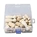Produktbild 65mm 55mm 43mm weibliche und männliche hölzerne kleine Menschen Peg Puppe Körper für Kunsthandwerk und bemalte Hochzeitstorte DIY Packung