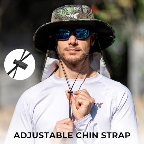 Image of KastKing Sol Armis UPF 50 Boonie Hat - Sun Protection Hat, Fishing Hat, Beach & Hiking Hat, Paddling