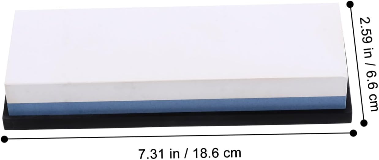 Dual Grit Square Sharpening Stone Grit Portable Grinder with Silicone Base for Scissors and Kitchen Cutters Fast Efficient Sharpening Compact Grinding Tool for Camping Random Color