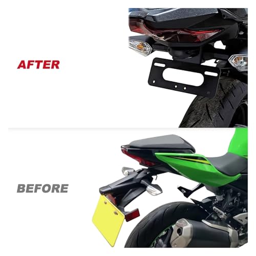 Éliminateur de garde-boue pour Kawasaki Ninja 400 Z250 en acier découpé au laser précis - 6