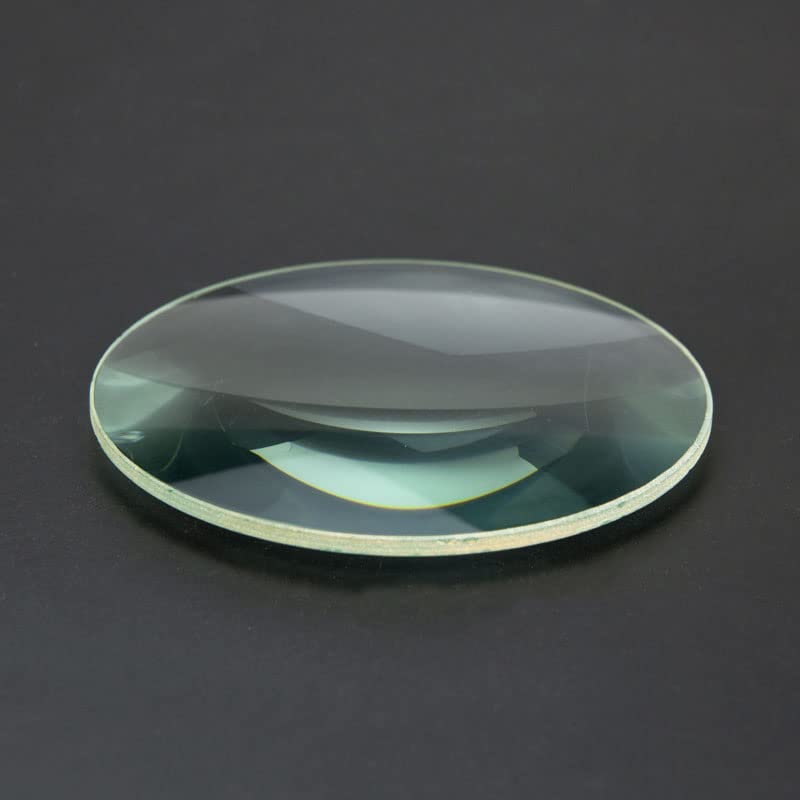ZALINA Double Convex Lens Large Diameter 50/61/100mm Optical Glass Magnifying Glass Replaceable Lens Focal Length 50/23/300mm 1pc (Color : D61-Magnification 20X)