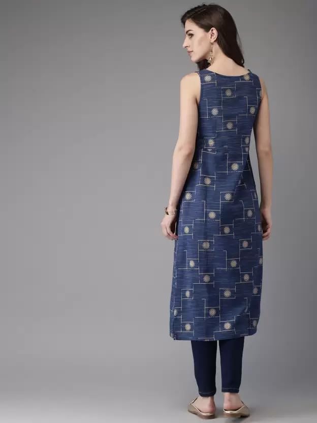 Image of PATLANI Women's Crepe Full Stitched Kurti.