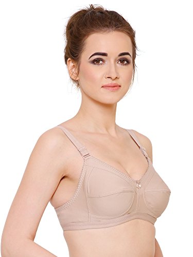 Image of INKURV Full Coverage Cotton Bra for Heavy Bust| Minimizer Bra for Women| Anti-Sagging Breast Lift Up| Non-Wired| Non-Padded Daily Use Bra for Ladies| Combo of 2