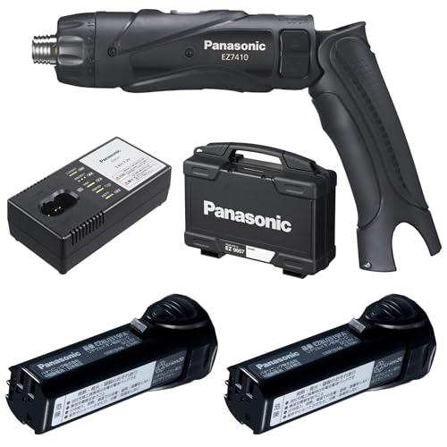 パナソニック 充電スティックドリルドライバー EZ7410 3.6V 21段クラッチ 高速・低速切替 オートストップ機能 ブラック EZ7410F03D-B