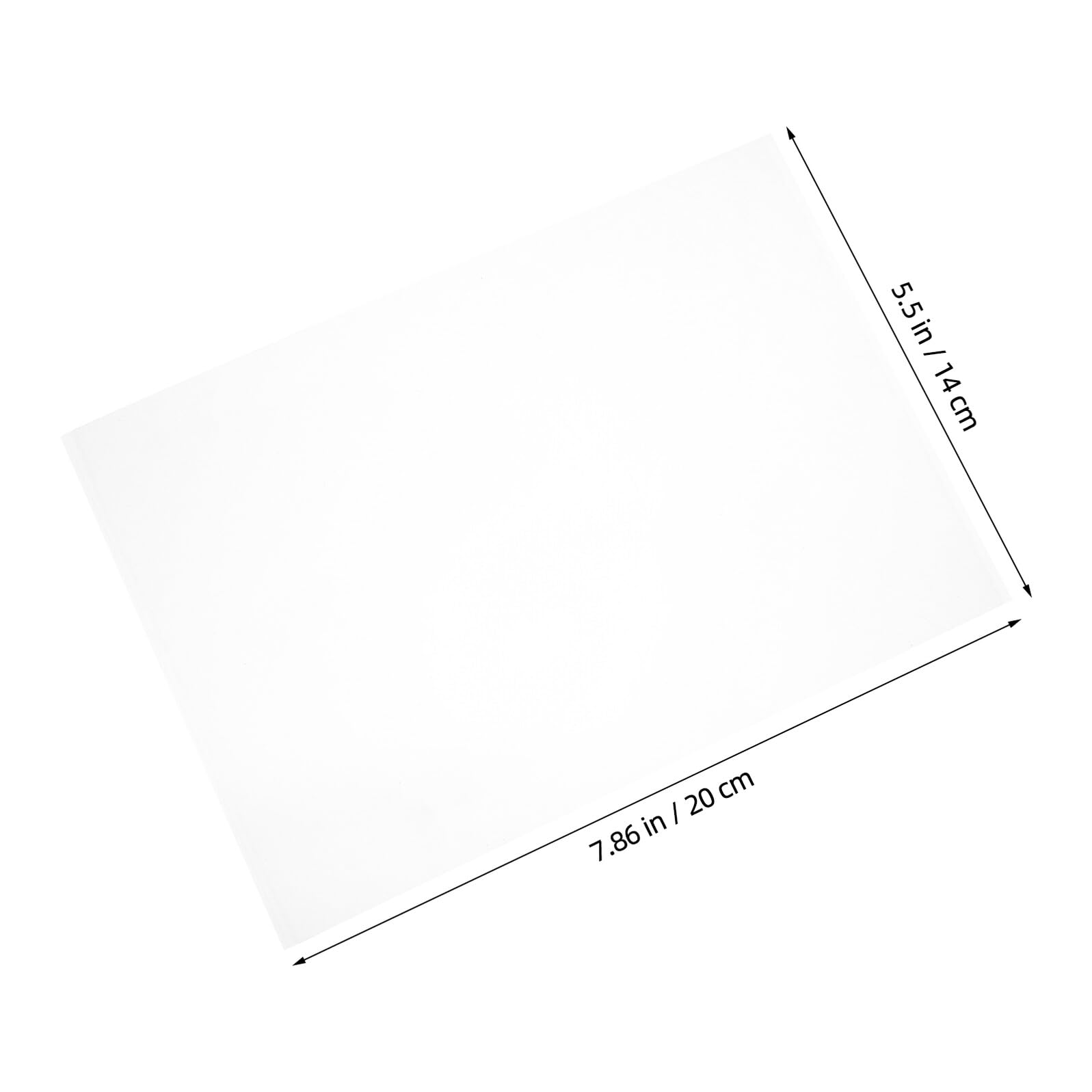 Sosoport Pellicola di Rilascio Trasparente Fep 95% Alta Trasmissione 140x200 Mm 0,15 Mm Kit 5 Pezzi per Stampanti 3d Resina Compatibile Modelli Principali Uso Industriale e Stampa Continua