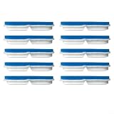 Zeroupshop 10er-Pack Aktivkohlefilter, für FT888 Katzenwasserbrunnen, Filterelemente mit Schwamm und Vliesstoff, Wasserspenderzubehör zum Entfernen von Verunreinigungen (FT888 – ABS-Filter)