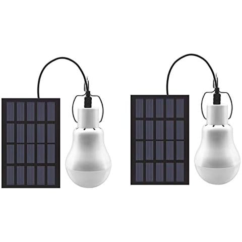 GreeSuit Solar Powered LED Lights Shed Led Light Bulb, Portable USB Charge Lantern Lamp with Solar Panel for Indoor Outdoor Hiking Camping Tent Fishing Lighting Cover