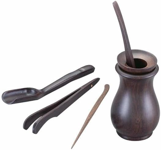 （まとめ買い）カンダ 高級5PCSツールセット (絵柄無し) キッチン用品 茶ツールセット 【&times;3】