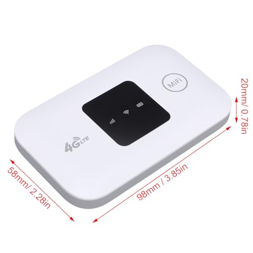 Image of Yunseity 4G LTE Mobile Hotspot, Portable WiFi Router Supports 10 Devices, High Speed Internet Access, Stable Network, Security Encryption, for Phone Laptop Computer TV