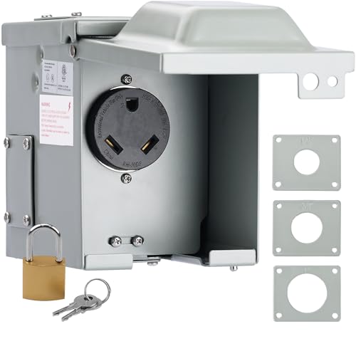 RVMATE 30 Amp RV Power Outlet Box