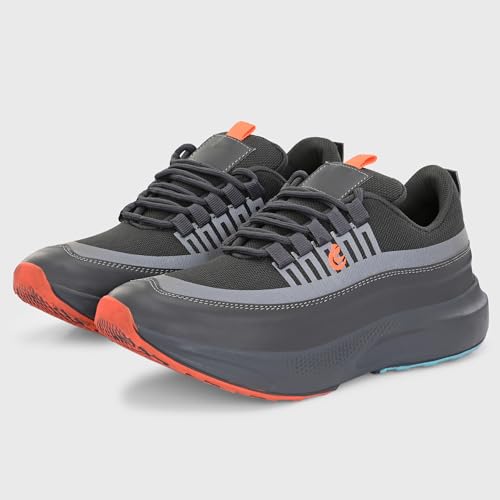 Image of Centrino Sporty Sneakers for Man | Shoes for Men Stylish | Casual Lightweight Lace-Up Canvas Walking Shoes | Cushioned Insole | Breathable Comfortable Anti-Skid | Mens Sports Shoes for Daily Outings (6830)