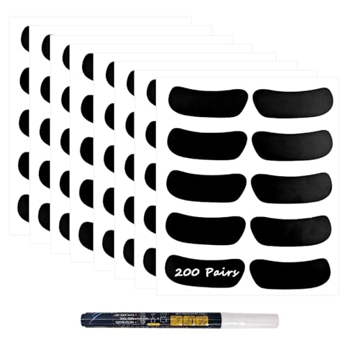 smrtcol Sports Eye Black Stickers Under-Eye Black Customizable Sports Face Stickers for Football...