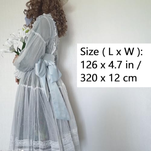 Women Wide Velvet Cinch Belt for Dress Long Wrap Around Tie Waist Band Sash Belts for Wedding Bride Party2