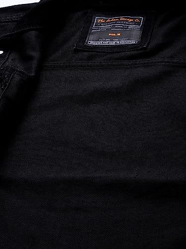 Image of The Indian Garage Co Men Slim Fit Solid Denim Trucker Jackets