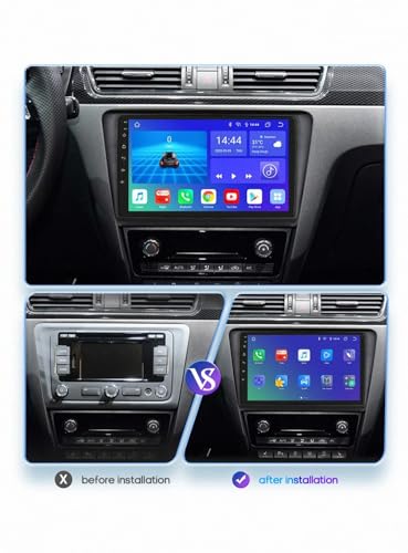 Android Auto y Carplay en pantalla Skoda Rapid 2013-2019 para conducir sin cables molestos 2
