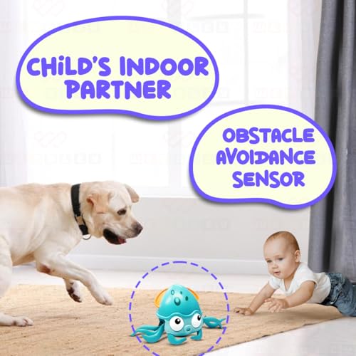 Wembley Store Wembley Rechargeable Octopus Crawling Musical Baby Toy - Image 4