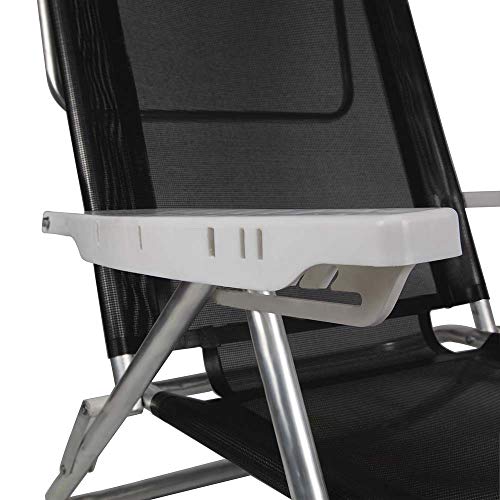 Cadeira Reclinável Summer Preta Mor