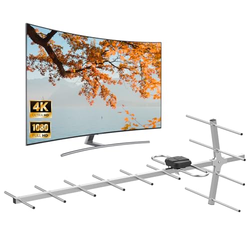 TV Antenna Outdoor Antenna for Smart TV,Long Range Smart TV Antenna