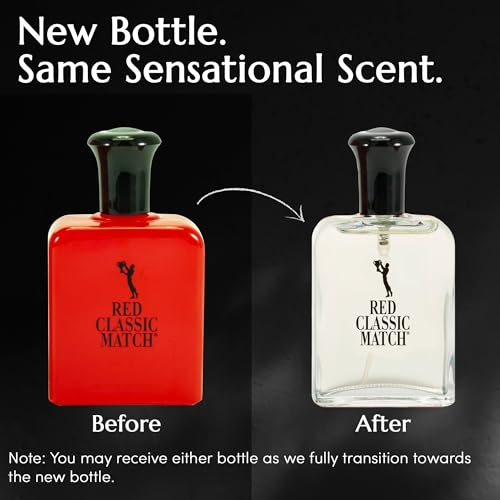 PB ParfumsBelcam Red Classic Match Eau de Toilette - Spicy Woody Amber Fragra...