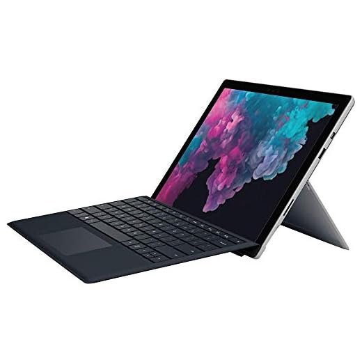 Microsoft Surface Pro 6 (Intel Core i5, 8GB RAM, 128GB) - Newest Version and Microsoft Surface Pro Type Cover - Black, Platinum - NKR-00001