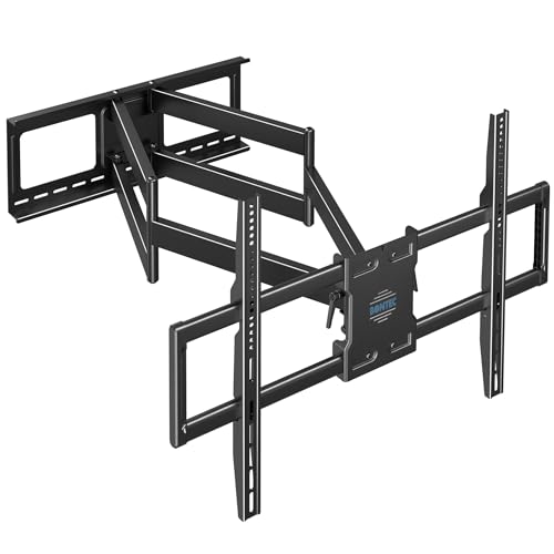 BONTEC TV Wandhalterung für 60–110 Zoll Fernseher bis 125 kg, Doppelarm mit 1016 mm Auszug, neigbar und schwenkbar, kompatible Fernsehhalterung Wand, Max VESA 800 x 600 mm, für extra Starke XXL TV BONTEC TV Wandhalterung für 60–110 Zoll Fernseher bis 125 kg, Doppelarm mit 1016 mm Auszug, neigbar und schwenkbar, kompatible Fernsehhalterung Wand, Max VESA 800 x 600 mm, für extra Starke XXL TV