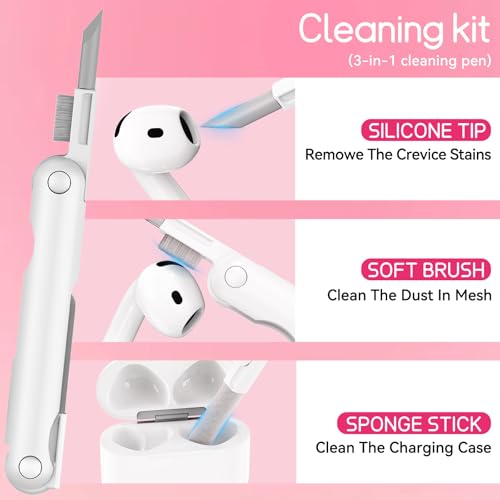 Image of for AirPods 4 Case 2024 with Safety Lock,Glitter Pink