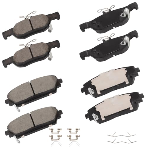 Image of CCIYU Front Rear D2219 D2218 Brake Pads Fit For 2019-2023 For Mazda For 3,2019-2022 For 3 Sport, Disc Brake Pad Set 8PCS