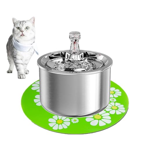 Dispensador de Agua Automático para Gatos Acero Inoxidable 2L miniatura 1