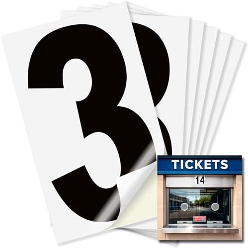 Sticker Number Three Amazon.com: iSYFIX Black Vinyl Number 3 (Three) Stickers, 4 inch, 6 ...