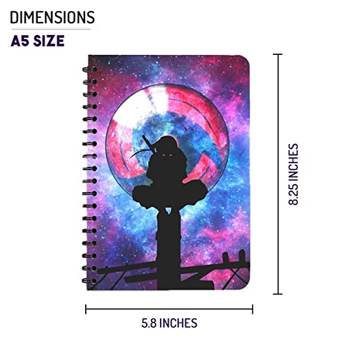 Image of Anime Inspired Sketchbook A5 Spiral Drawing Sketch Book Unruled for Kids Students Gift (Hero Sacrifice)