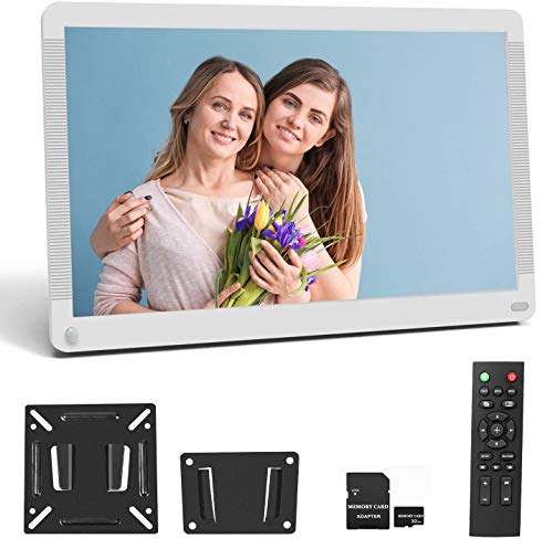 Digital Picture Frame 17.3 Inch 1920x1080 16:9 Ratio Screen, Photo Auto Rotate, Motion