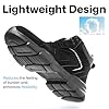 Nasogetch Safety Boots Waterproof Work Boots Lightweight Steel Toe Cap Boots for Men Women Safety Trainers Non-Slip 9193 Black 9 UK Label Size 43 #4