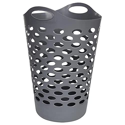 JJA JJ117075 Corbeille à Linge Gris 60 L
