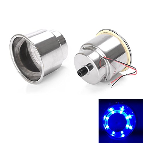 Portavasos de acero inoxidable LED para autos y botes miniatura 2