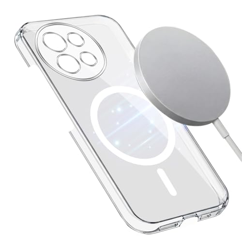 Image of Jkobi Lifetime Anti-Yellow MagSafe Compatible Clear Back Cover Case for Vivo V30e 5G (Sleek Hard Crystal | Shockproof and Camera Protection)