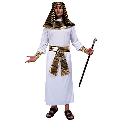 SEA HARE Costume Homme Pharaon Égyptien (Blanc)