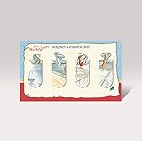  Die Muskeltiere - Magnet-Lesezeichen: 4er Set