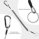LJFEA Outdoors 3 Pack Spiralkabel,Spiral Schlüsselanhänger, Sicherungsband, Schlüsselband, Sicherungsseil mit Karabiner: Haushalt, Boot, Angeln, Outdoor