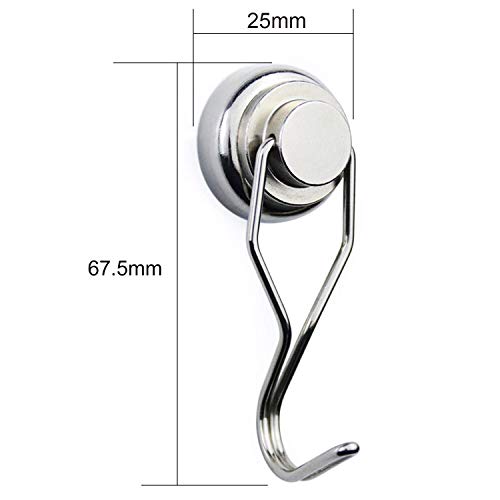image for E BAVITE Swivel Swing Magnetic Hook 60LB Refrigerator Magnetic Hooks 1