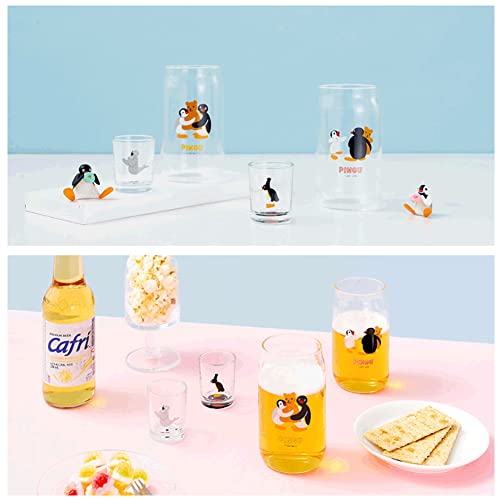 Set de vasos para soju y cerveza 4 piezas miniatura 7
