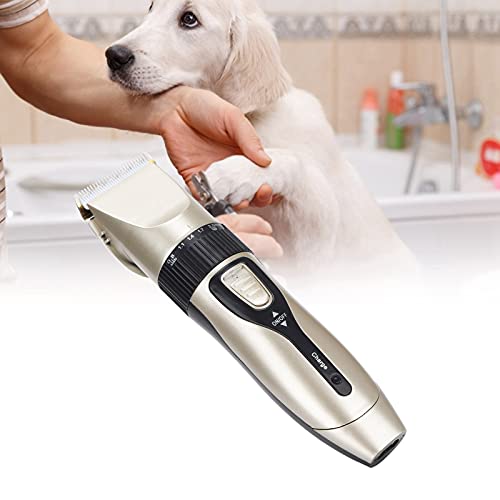 Luroze Haustierhaarschneider, Haustier elektrische Haarschneidemaschine Hundepflege-Klipper für Zuhause Cover