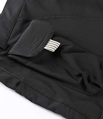 Outto Men's Mountain Bike Shorts Road Cycling Loose Casual Mtb Clothing (30-32, 1809 Black) #TOP6