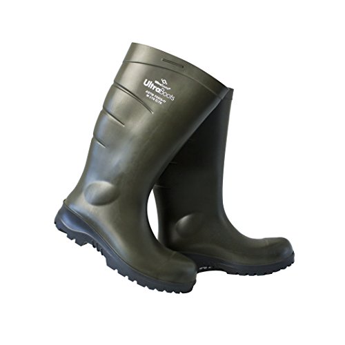 UltraSource mens Modern protective safety boots, Green, 13 US