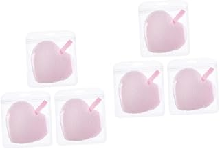 Beavorty 6 Pçs Almofadas Removedoras De Maquiagem Almofadas Removedoras De Maquiagem Redondas Almofadas De Algodão Para Limpeza De Maquiagem Facial Tapete De Algodão Esponja De Maquiagem