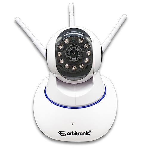 Câmera Segurança 3 Antenas Robo Baba Pet Ip Onvif Wifi Noturna Orbitronic