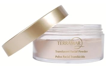 Terramar Translucent Facial Powder, 0.88 oz, Light and Medium Shades, Loose Setting Powder for Makeup, Mattifies Shine, Blurs Pores, Smooth Finish for All Skin Tones light, 0.88 oz