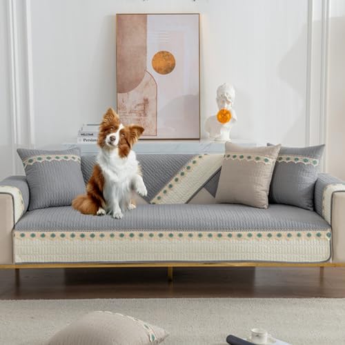Housse de canapé sectionnelle lavable pour protéger des animaux