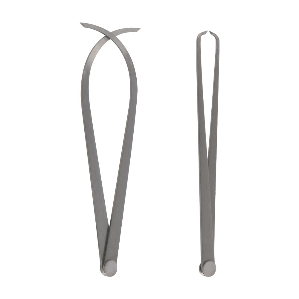Sarini Calibro a corsoio in Argento Calibro Interno ed Esterno Calibro a Giunto Solido Strumento di misurazione in Metallo Calibro Interno ed Esterno 1 Paio