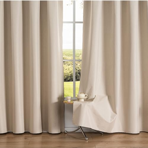 Cortinas salon modernas de poliéster denso con caída elegante gris claro 4